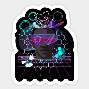 FUTURISTIC TOP GAMER DESIGN Sticker